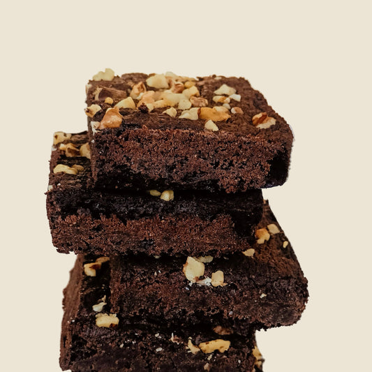 Walnut Brownies (Whole Wheat)