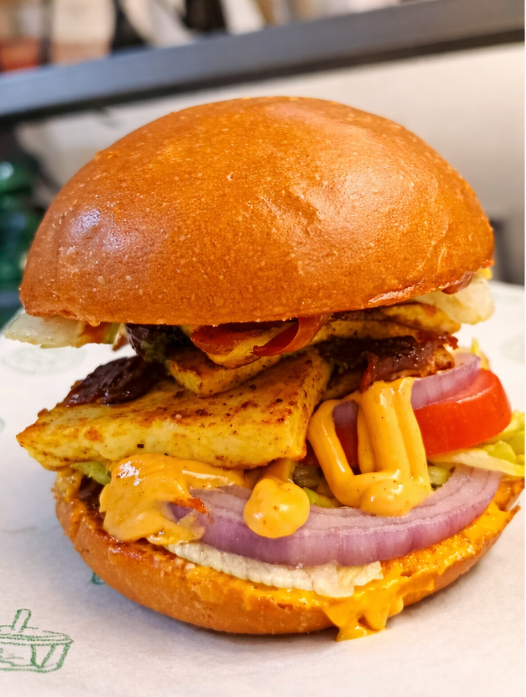 Molten Paneer Burger