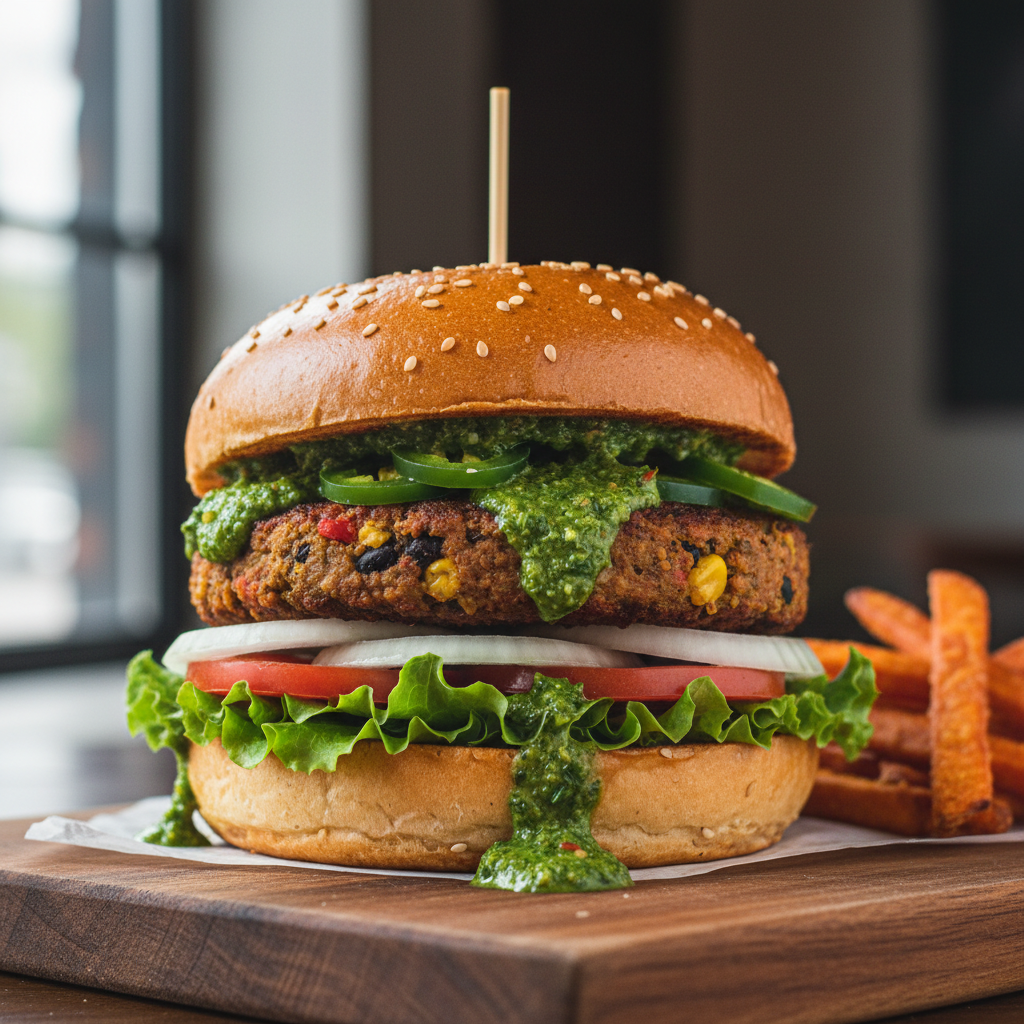 Chimi Deluxe Burger